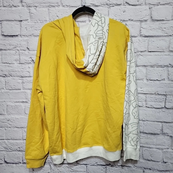 Disney Mickey Mouse Yellow Split Hoodie - Jr Size XXL (19) - Picture 2 of 7